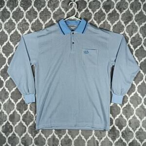 Honma Golf Blue Long Sleeve Polo Shirt L Japan